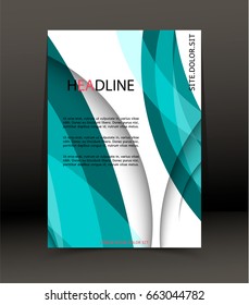Abstract background for brochure, cover. Template for the poster. Vector.