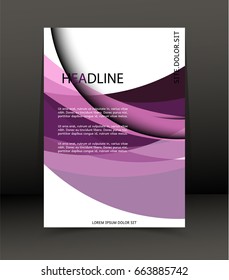 Abstract background for brochure, cover. Template for the poster. Vector.