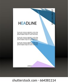 Abstract background for brochure, cover. Template for the poster. Vector.