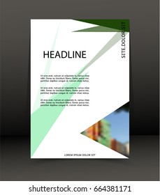 Abstract background for brochure, cover. Template for the poster. Vector.