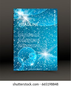 Abstract background for brochure, cover. Template for the poster. Vector.