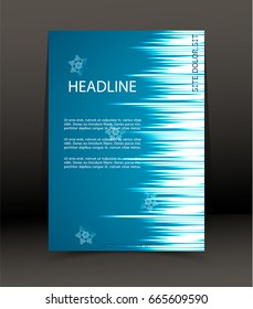 Abstract background for brochure, cover. Template for the poster. Vector.