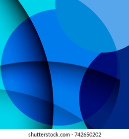 Abstract background for brochure, cover. Template for the poster, banner, wallpaper, paper. Vector. With Space for text. Blue.
