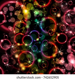 Abstract background for brochure, cover. Template for the poster, banner, wallpaper, paper. Vector. With Space for text. Red.  Celebratory background, shine.
