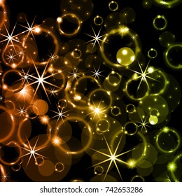 Abstract background for brochure, cover. Template for the poster, banner, wallpaper, paper. Vector. With Space for text. Yellow  Celebratory background, shine.
