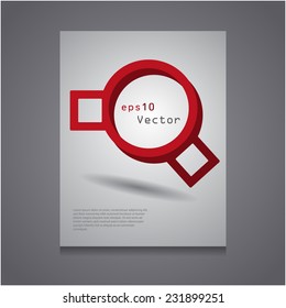 Abstract background /  brochure design.