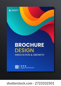 Abstrakte Hintergrundbroschüre oder Flyer-Designvorlage
