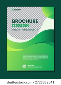 Abstrakte Hintergrundbroschüre oder Flyer-Designvorlage