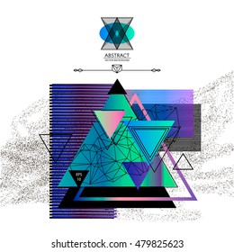 Abstract background for brochure, flyer. Minimalistic design. Creative concept. Vector illustration EPS10.