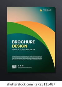 Diseño de Plantilla de folleto de fondo abstracto