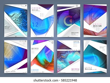 Abstract background, brochure template layout for annual report or business design. a4 booklet. 