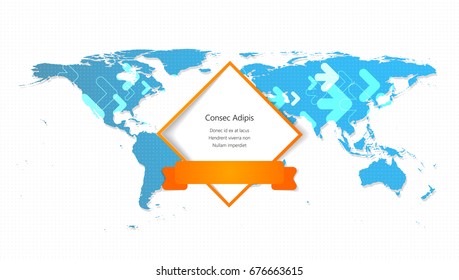 Abstract Background, Brochure Template - Vector Design for Your Business