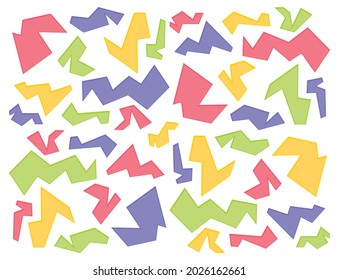 Abstract background with broken glass pattern