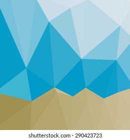 Abstract background with brown and blue colors