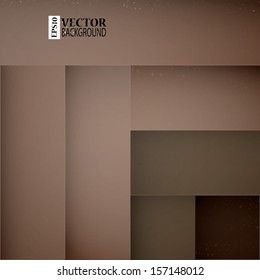 Abstract background of brown color rectangulars