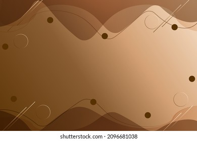 Abstract background brown design with lines circle shapes very good for backdrop decoration banner business card eps10 vector