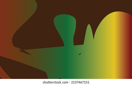 fondo abstracto en colores marrón, rojo, amarillo y verde