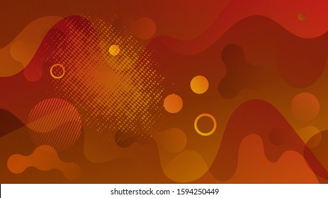 Abstract background in brown shades. 3d fluid shape illustration. Vector template paper design. Abstract fluid pattern. Modern background. Liquid color wallpaper design. Graphic liquid shape