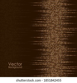 Abstract background with brown and yellow dots.