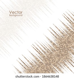 Abstract background with brown and yellow dots.