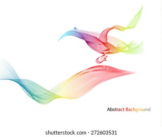 abstract background brush animal