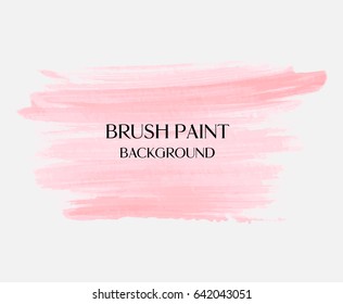 Abstract background brush paint acrylic texture design poster illustration vector. Perfect watercolor design for headline, logo and sale banner. 