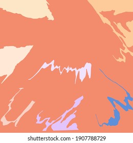 Fondo abstracto, trazo de pincel, bordes curvados, manchas, - vector.