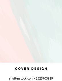 Abstract background. Brush strokes illustration - Vector 