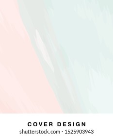 Abstract background. Brush strokes illustration - Vector 