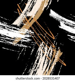 Abstract background with brush-drawn decorative stains and pastel colors. Seamless pattern.
