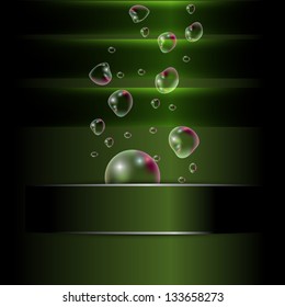 abstract background with bubble