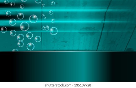 abstract background with bubble