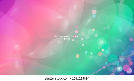 Abstract Background Bubble Harmony Colour Fun
