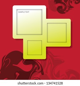 Abstract background with bubble message vector