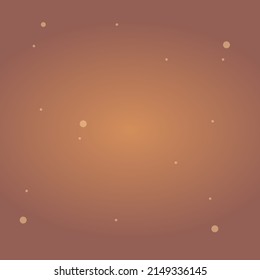 Abstract Background Bubbles Brown Particles Cute Colorful Cartoon Vector Design