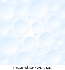 Abstract background. Bubbles circle background. Blue soap bubbles background.