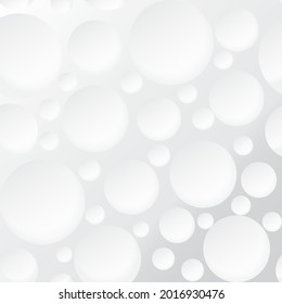 Abstract background. Bubbles circle background. White soap bubbles background.