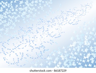 Abstract background with bubbles. Vector.