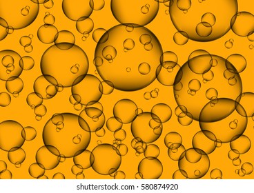 Abstract background from bubbles. Bubbles. Vector illustration.