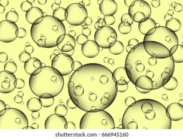 Abstract background from bubbles. Bubbles. Vector illustration.