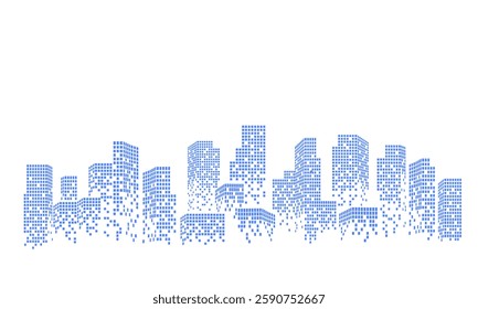 abstract background, building cityscape futuristic background.