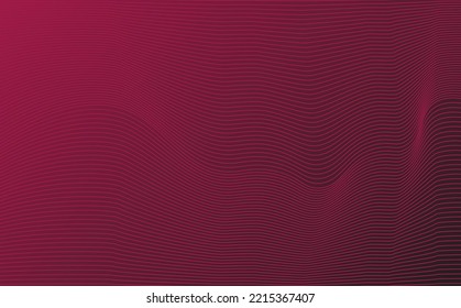 Abstract background with burgundy and black gradient colored offset curvy lines. Suitable for cover, card, backdrop, editable template, wallpaper, and banner.