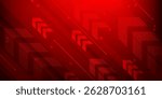 abstract background for business. arrow rising up, red, design for trading and business, many arrows going up.