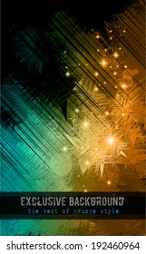 Abstract background for business card or brochures cover or high tech flyers.