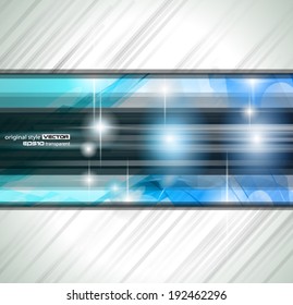 Abstract background for business card or brochures cover or high tech flyers.
