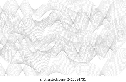 Abstract background with business lines on white background. wave abstract stripe design. twisted curve lines with blend effect.