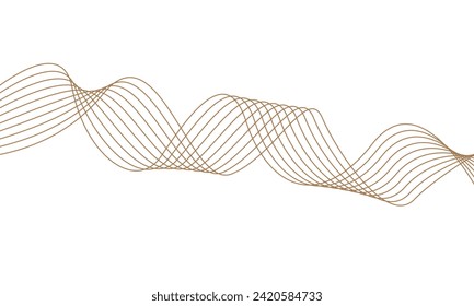 Resumen de fondo con líneas de negocio sobre fondo blanco. diseño de banda de onda abstracta. líneas de curva retorcidas con efecto de mezcla.