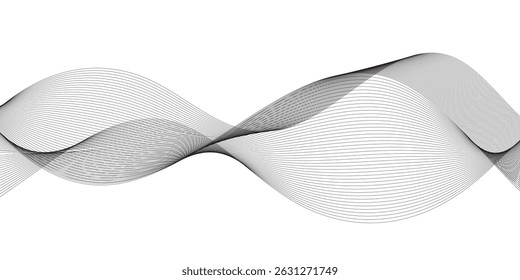 Fondo Abstractas con líneas de negocio. Tecnología, ciencia de datos, patrón de borde geométrico. Aislado sobre fondo blanco. Ilustración vectorial.