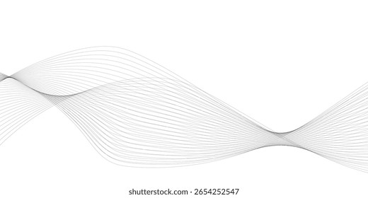 Abstract background with business lines. Technology, data science, geometric border pattern. Isolated on white background. Vector illustration.