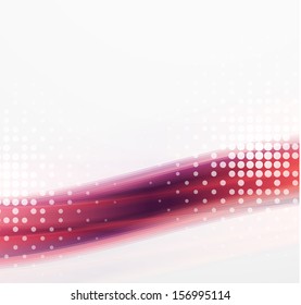 Abstract background for business presentation, technology concept, motion / flowing / light / wave / smooth template or pattern.